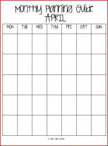 April page example