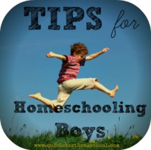 Tips for homeschooling boys